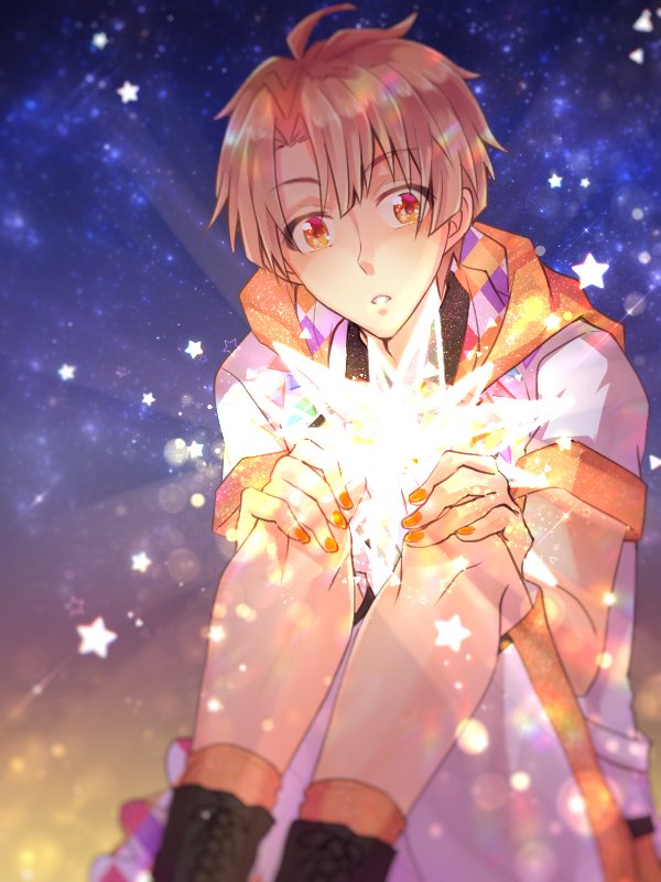 「一等星になれるよ。いつか必ず。 」|稜夜アメ💚🧡のイラスト