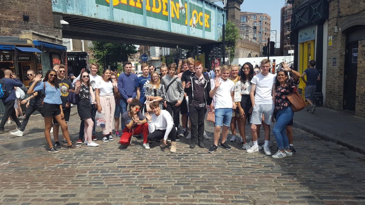 p16wilmington's tweet photo. Just a few pix from our end of year trip to London! #culturevultures #londontown #Camden #camdenmarketchallenge #endofterm #schooltrip @WilmingtonAcad https://t.co/EvjUaOSpDw