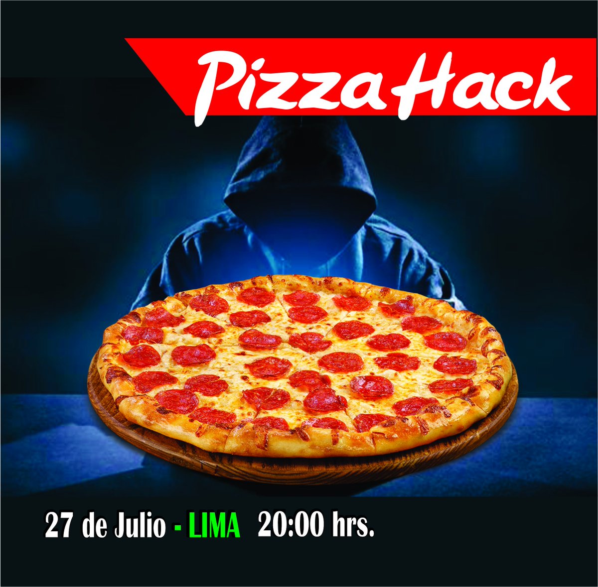 peruhacking's tweet image. Despúes de unos 10 años de haber pensado en este evento, al fin me anime.
Se viene el #PIZZAHACK de fiestas patrias, informes aquí.