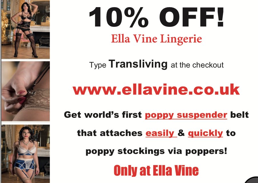 TransLiving1's tweet photo. @EllaVineBrand @PoppyStockings - further details please click here: https://t.co/sHNqeLz3sk If responding to this advert please mention that you saw the ad in Transliving. #transgender #trans #translivesmatter #transformation #tgirl #transliving #girlslikeus #crossdresser https://t.co/ka7ma8VeCk