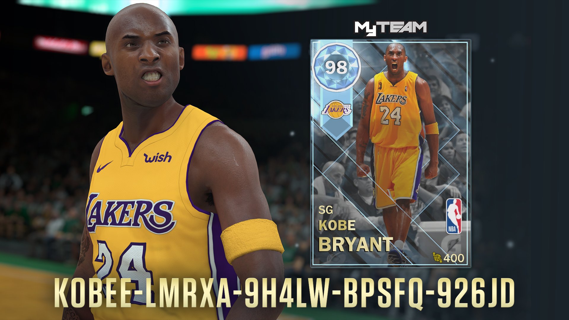 kobe jersey locker code