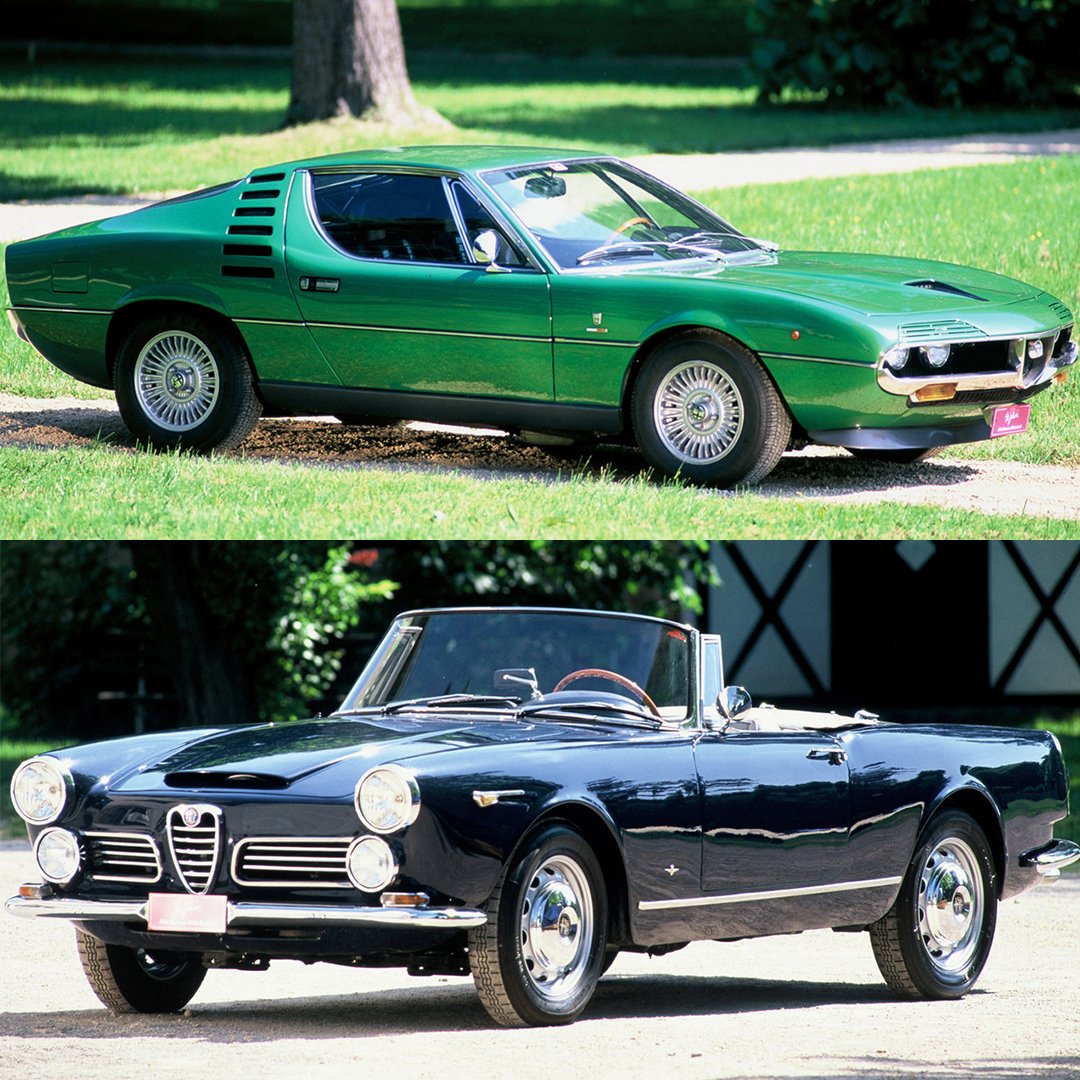 Let’s hear from the #AlfaRomeo fans! Which classic will you crown as the #TBT champion for the week? On the top is a 1970 #Montreal. On the bottom is a 1962 #2600Spider. Which would you rather drive? Make your voice heard in the comments!