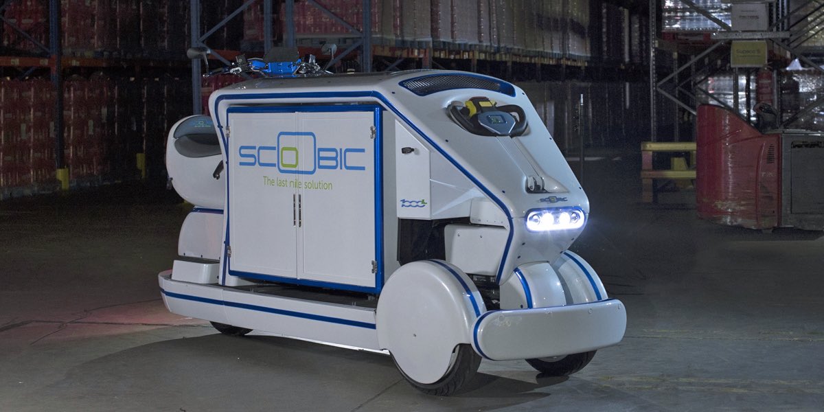 CarbycarGirona's tweet photo. Scoobic: el vehicle elèctric dissenyat per solucionar els problemes de repartiment de les ciutats. #vehicleselectrics #somelectrics https://t.co/CUjoFkrZvG https://t.co/3xjGlJtx2h