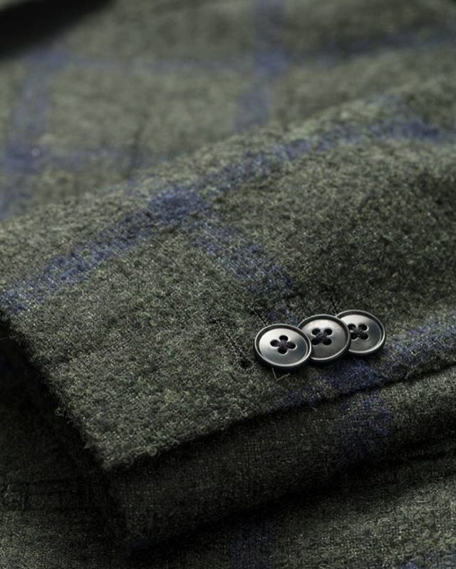 Fall is coming. I love this green with blue windowpane wool twister sport coat fabric from @loropianaofficial You? ift.tt/2uMhaGN
