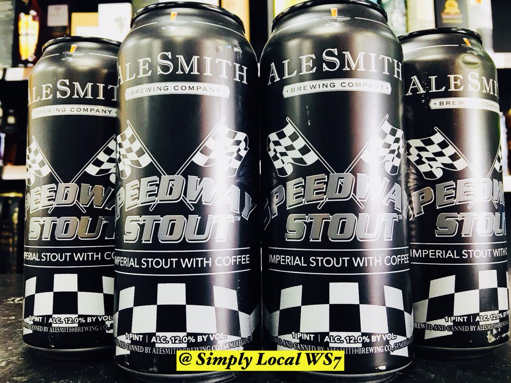SimplyBurntwood's tweet photo. #SpeedwayStout ~ one of the worlds #Finest #Beers it’s a work of #DarkArt The #complexity of #coffee #chocolate #oak & #driedfruits are effortlessly #balanced and merged with subtle side notes of #liqourice #vanilla & #toffee @AleSmithBrewing #craftbeed #thelocal https://t.co/1zHpPJffvz