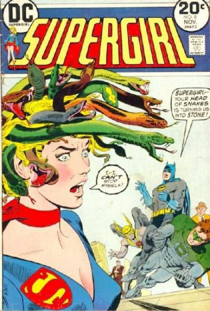 Nubia's next appearance comes in Supergirl (vol. 1) #9 (December 1973). In the story Supergirl is made an honorary Amazon. Later when it is discovered that Nubia is suffering from a mutated shark poisoning, Hippolyta sends Kara to retrieve a rare root needed to cure her.