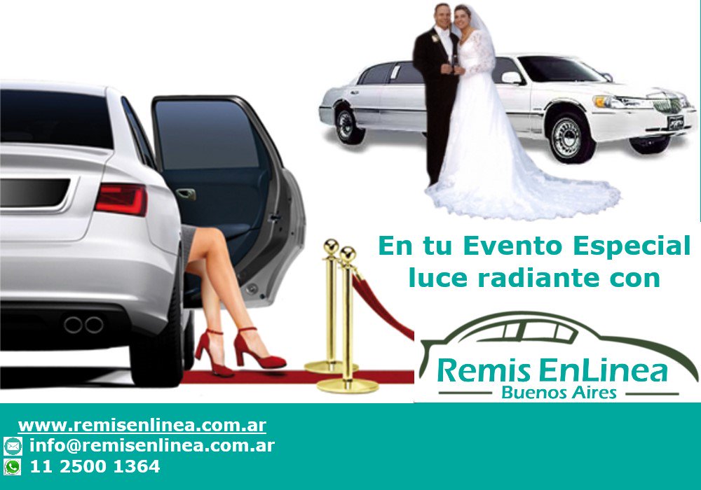 Luce en tu evento
con Elegancia y Distinción
Elegí Remis en Línea

Web: remisenlinea.com.ar
Whatsapp: 11 2500-1364
Email: info@remisenlinea.com.ar

#RemisEnLinea #Remis #BuenJueves
#BsAs #Taxi #Traslado #BuenosAires
#Flete #Transporte #RemisBsAs
#Ride #Viaje #Turismo #BAires