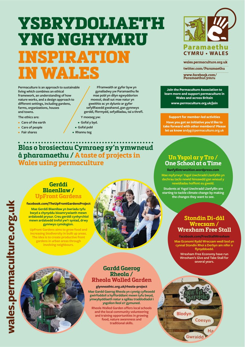 Very pleased that our project is included in this bilingual poster from @Paramaethu <a href="/PermaculturNews/">PermacultureNews</a> @Permaculture_uk <a href="/llanfyllin/">YU Llanfyllin HS</a> <a href="/LlanfyllinNews/">Llanfyllin News</a> <a href="/misterjones2u/">Steven Wilson Jones</a> <a href="/morris_dewi/">Dewi G Morris</a>: