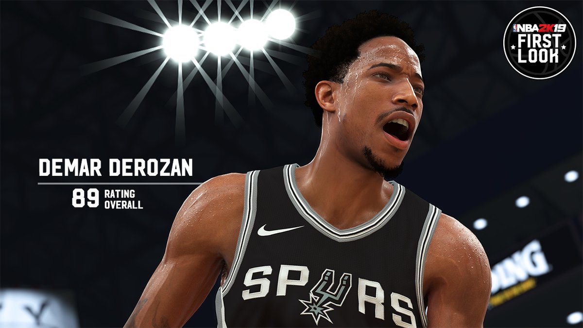 NBALatvija's tweet photo. NBA 2k19 spēlētāju reitingi:
Demars Derozans - 89;
Kavai Lenards - 94;
Donovans Mičels - 87;
Džeisons Teitums - 87 https://t.co/71c5pT5B26