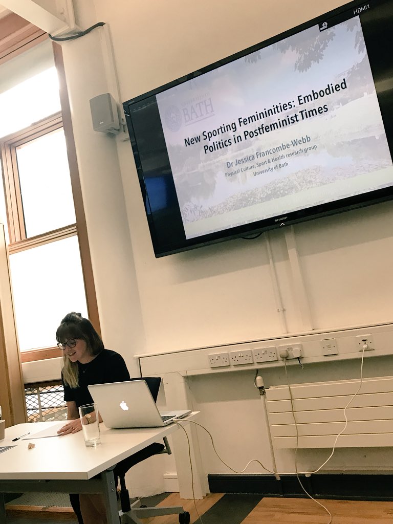 CovUni_CPC's tweet photo. We now welcome our third speaker @JessFrancombe presenting “New Sporting Femininities: Embodied Policies in #Postfeminist Times #PostdigitalIntimacies @CovUniResearch https://t.co/5ZhAZRHjuO