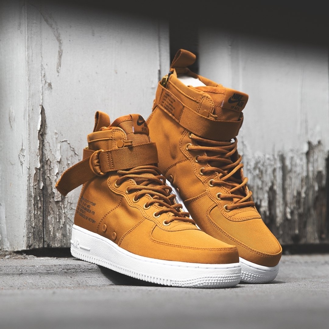 nike sf af1 mid desert ochre