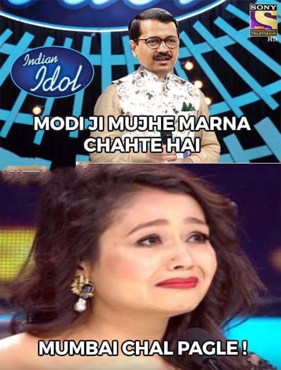 Gitanjali_DS's tweet photo. #This_One 😜😂

#NehaKakkar from #IndianIdol... https://t.co/bexIH1oa8u