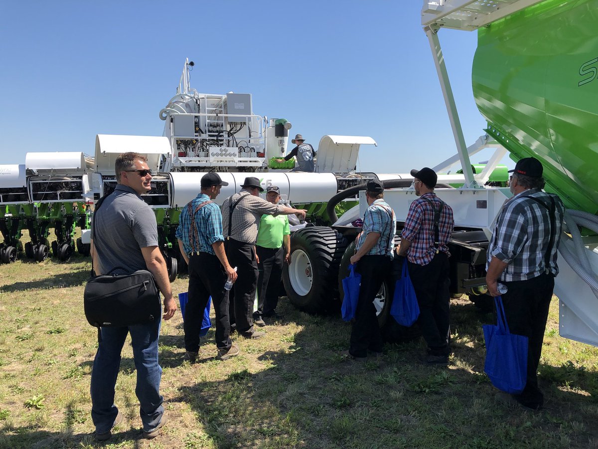 SmartSeeder's tweet image. Looking forward to another great day at @AginMotion.  Be sure to visit our space at 688 and check out #SMARTSeeder and #SMARTPlanter! We have a live metering demonstration in our tent which executes on an HD prescription in real time! Stop by for a visit.