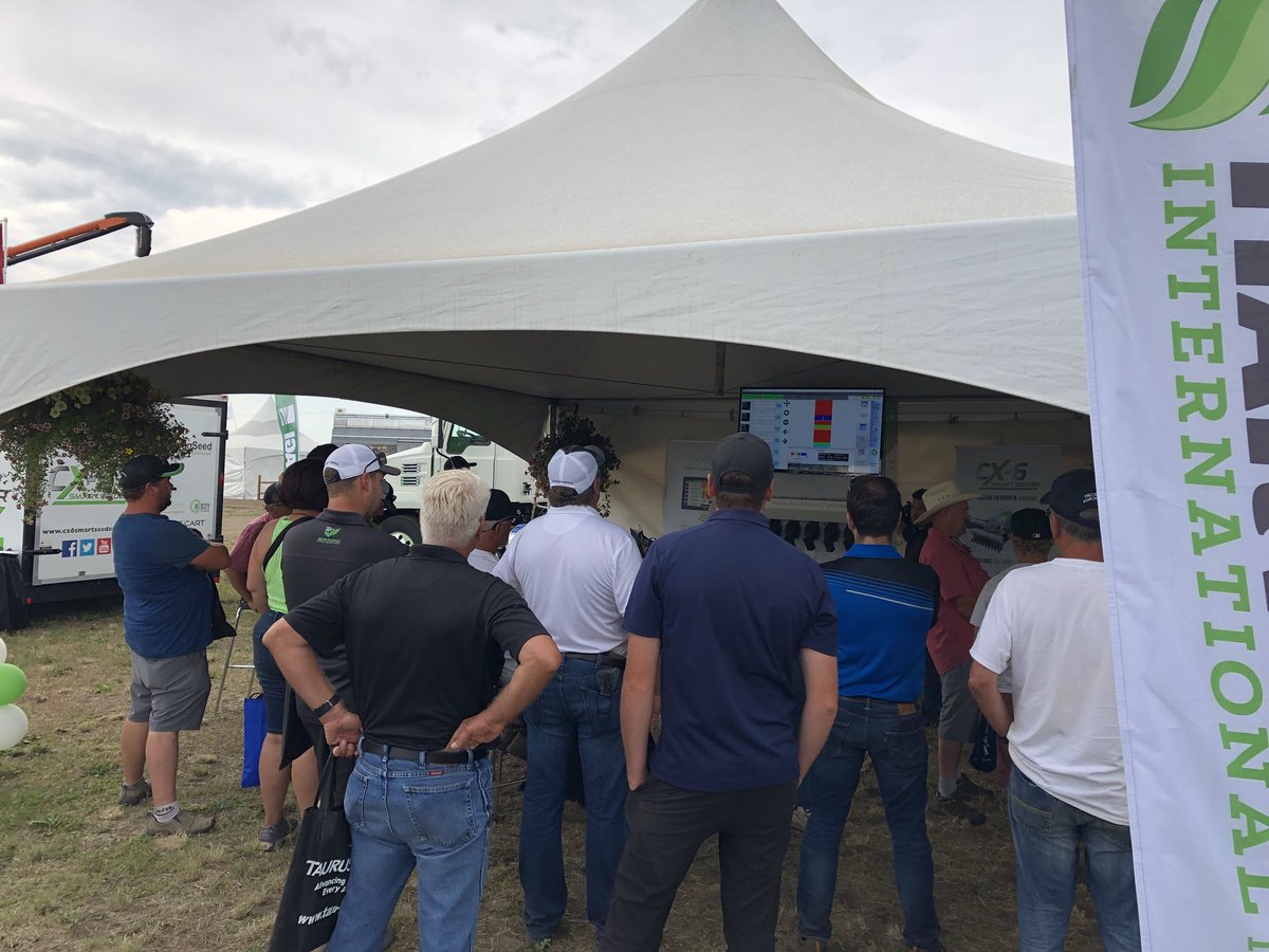 SmartSeeder's tweet image. Looking forward to another great day at @AginMotion.  Be sure to visit our space at 688 and check out #SMARTSeeder and #SMARTPlanter! We have a live metering demonstration in our tent which executes on an HD prescription in real time! Stop by for a visit.