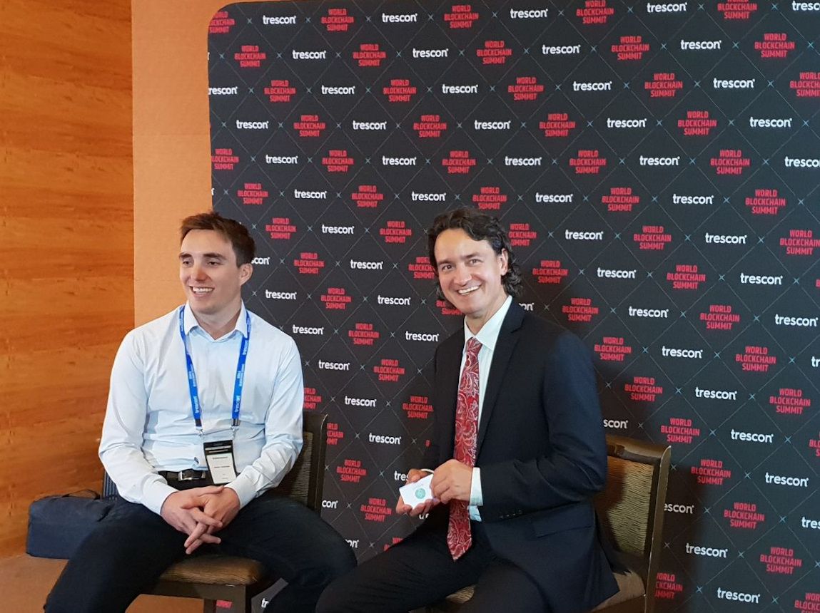 paymium_en's tweet image. What an eventful first day at #WBSSingapore! @PierreTavernier was interviewed by Bruce Porter of @WildWestCryptos and @PhilDardier by okaykrypto.com. See you tomorrow at our booth! 😃
#BCIO Thank you @NetworksManager
