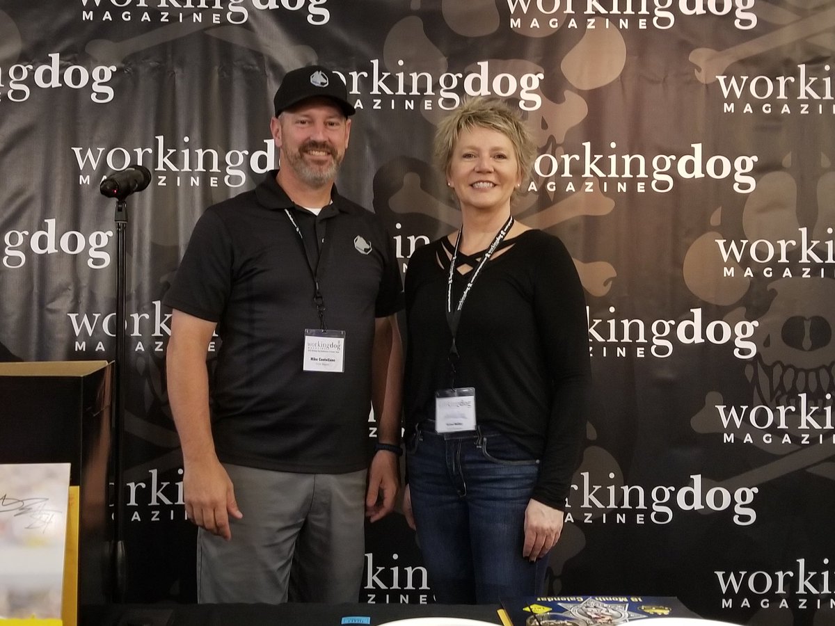 We can't say thank you enough to Karen McKay and the Working Dog Magazine staff for their hospitality and support. #workingdogmagazine #k9strong #networking