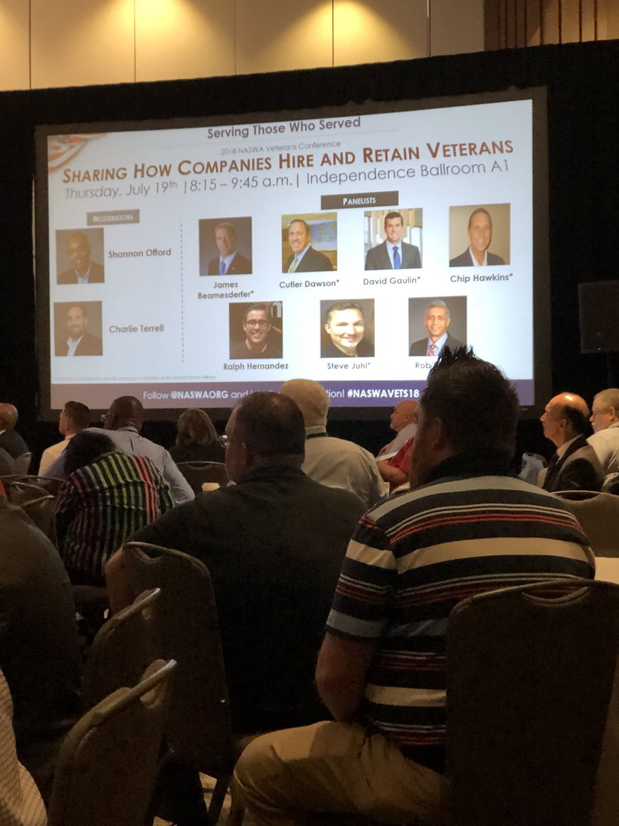 #NASWAVETS18 This is some great information!!!
Glad I came.
