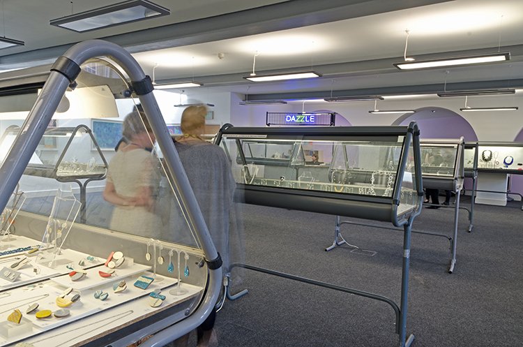 #TBT #ThrowbackThursday to <a href="/DazzleJewellery/">Dazzle Exhibitions</a> at Dovecot in 2014. They will be back this August, with more of the best contemporary #jewellery from all over the world. #Dazzle runs 3 - 27 August ow.ly/oJJE30l1maS