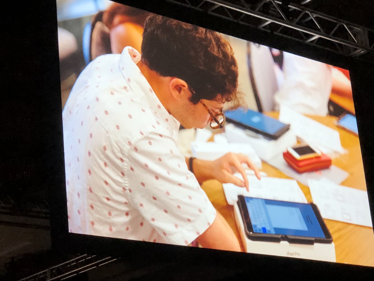 Abdulchohan's tweet image. Day 3: more inspiring showcases - Ohio state university give an iPad to all their students 11,000 - course content, schedules, planning, registration - developing digital fluency for all students. @AppleEdu #WWADE2018 #ADE18