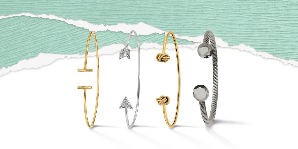 QualityGoldInc's tweet image. #ThrowbackThursday - Variety is the spice of life! Our collection of Cuff Bangles come in an assortment styles to fit everyone's tastes. buff.ly/2L8Hnuk #bangles #cuffbangles #jewelry #fashiontrends