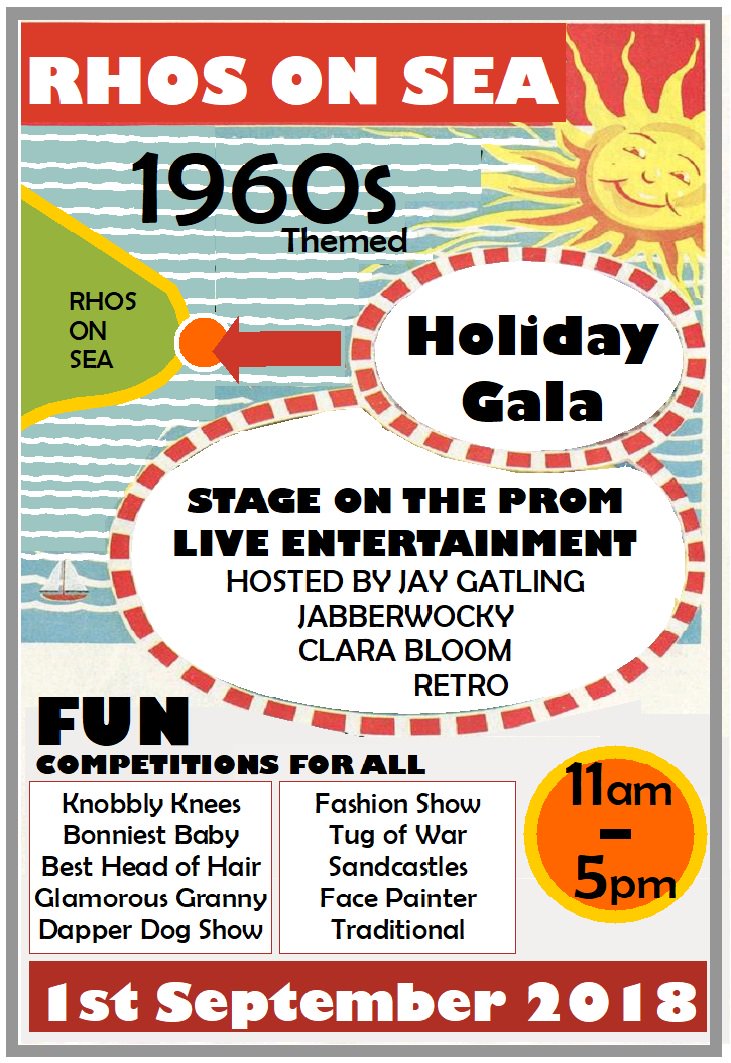 RhosOnSeaEvents's tweet photo. Rhos on Sea is going back to the 1960s! https://t.co/d1Dc2sXrvo