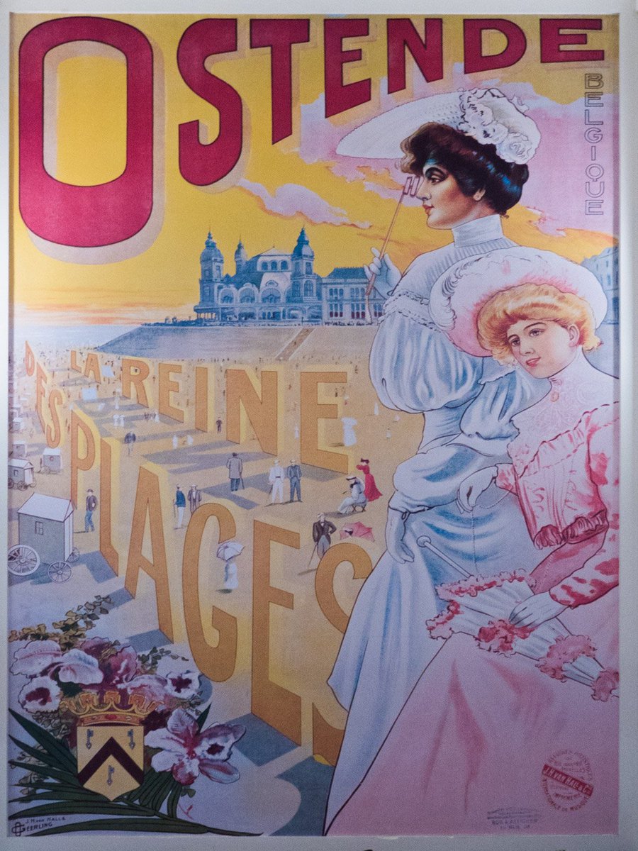 Oostende is de koningin van de stranden volgens deze illustratie uit 1905. En nu nog steeds, als je 't ons vraag! foto door Christophe Decouland