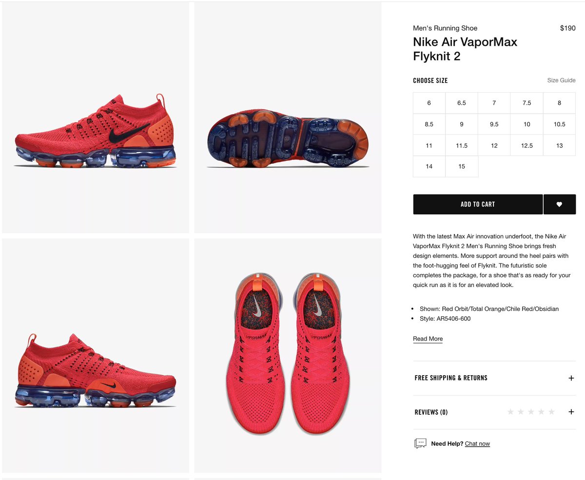 Livestock The Nike Air Vapormax Flyknit 2 Red Orbit. Facebook