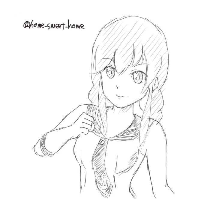 #能代さん
#艦これ
#艦これ版深夜の真剣お絵描き60分一本勝負
#艦これ版真剣お絵描き60分一本勝負_20180719 