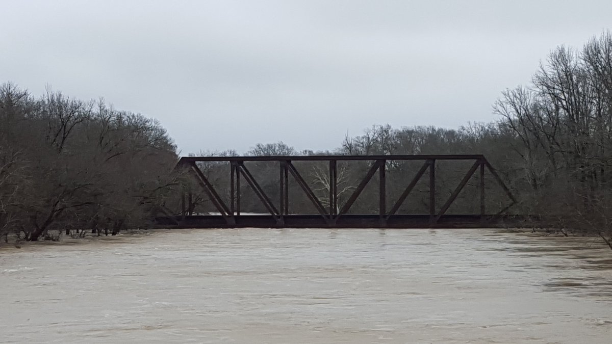 USGS_Oklahoma's tweet photo. On this #ThrowbackThursday we take a look back to some #Oklahoma #floods that our team worked relentlessly through to gather data! #OKWSC #USGS #floodwork https://t.co/zvcOeCU1mj