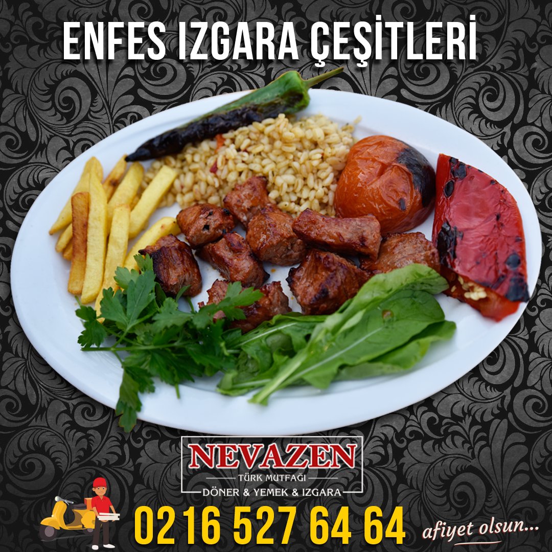 Nevazen Türk Mutfağının karşı konulamaz lezzetlerinden kebap ve ızgara çeşitleri için hemen arayın. 0216 527 64 64 

#nevazen #nevazenkebap #yemek #tatlı #lezzet #food #instafood #tagsforlikes #yummy #amazing #instagood #sweet #dinner #lunch #fresh #tasty #foodie #delish #hot