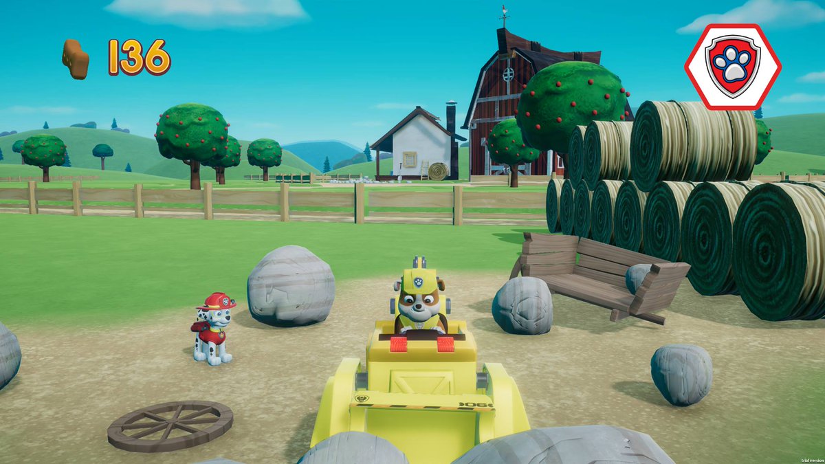 paw patrol on a roll video game