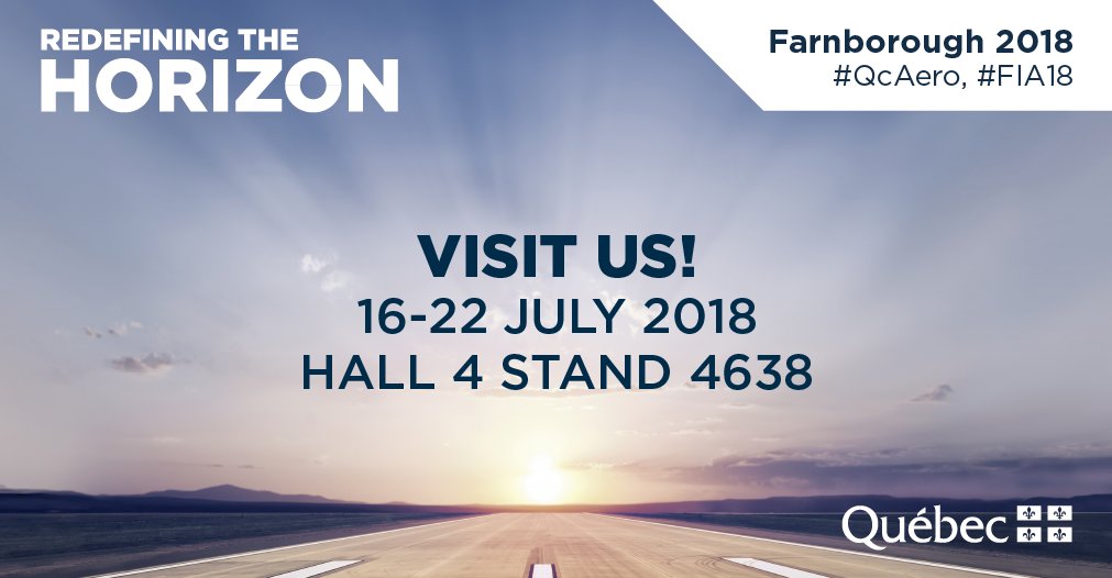 QuebecUK's tweet photo. Last day to visit us in Hall 4 at stand #4638!
Alphacasting, CEL Aérospace, Delastek, @gpsi_intl, @Marmeninc, Mecaer America, Placeteco
#QcAero #FIA18qc #ExportQuébec, #DGQL
https://t.co/F9fhsnPUct https://t.co/1VcBXRudZM