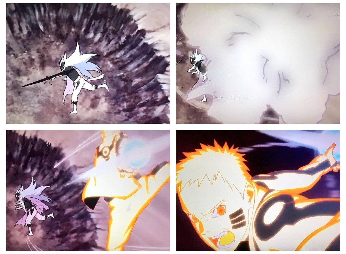 ちゃんそう ナルトがボルトの掌で螺旋丸作るシーンヤバイ 螺旋丸の重み普通に泣く ヮ ナルトとサスケの戦闘さ 波の国編でキメた手裏剣影分身でてきてまた高まったよね ˇwˇ Boruto アニボル T Co Rdw9wmc13t Twitter