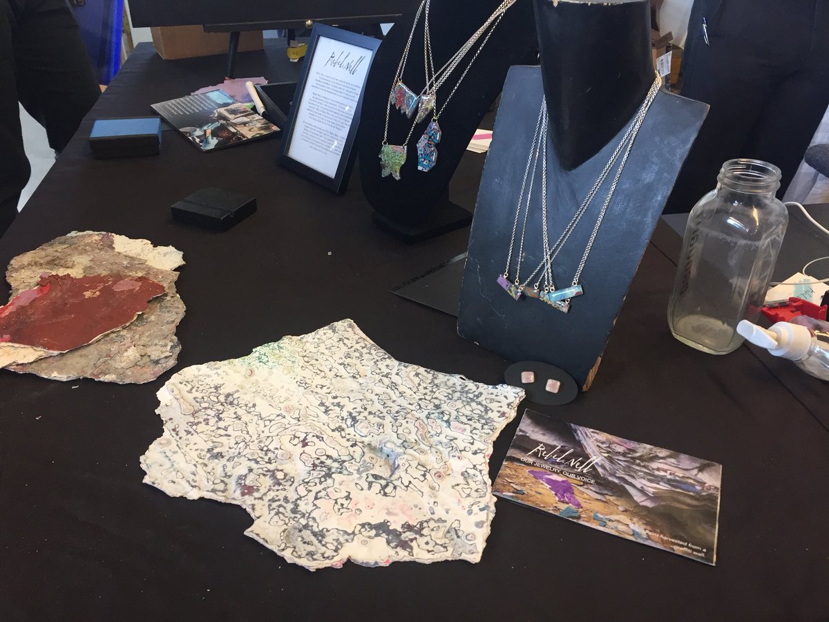 CBR Biz (@cbrbiz) on Twitter photo .<a href="/RebelNell/">Rebel Nell</a> business model empowers self-sufficiency with disadvantaged women by providing jobs, education and financial literacy. Company turns graffiti into jewelry. #VFAInnovationTrek .<a href="/RebelNell/">Rebel Nell</a> business model empowers self-sufficiency with disadvantaged women by providing jobs, education and financial literacy. Company turns graffiti into jewelry. #VFAInnovationTrek