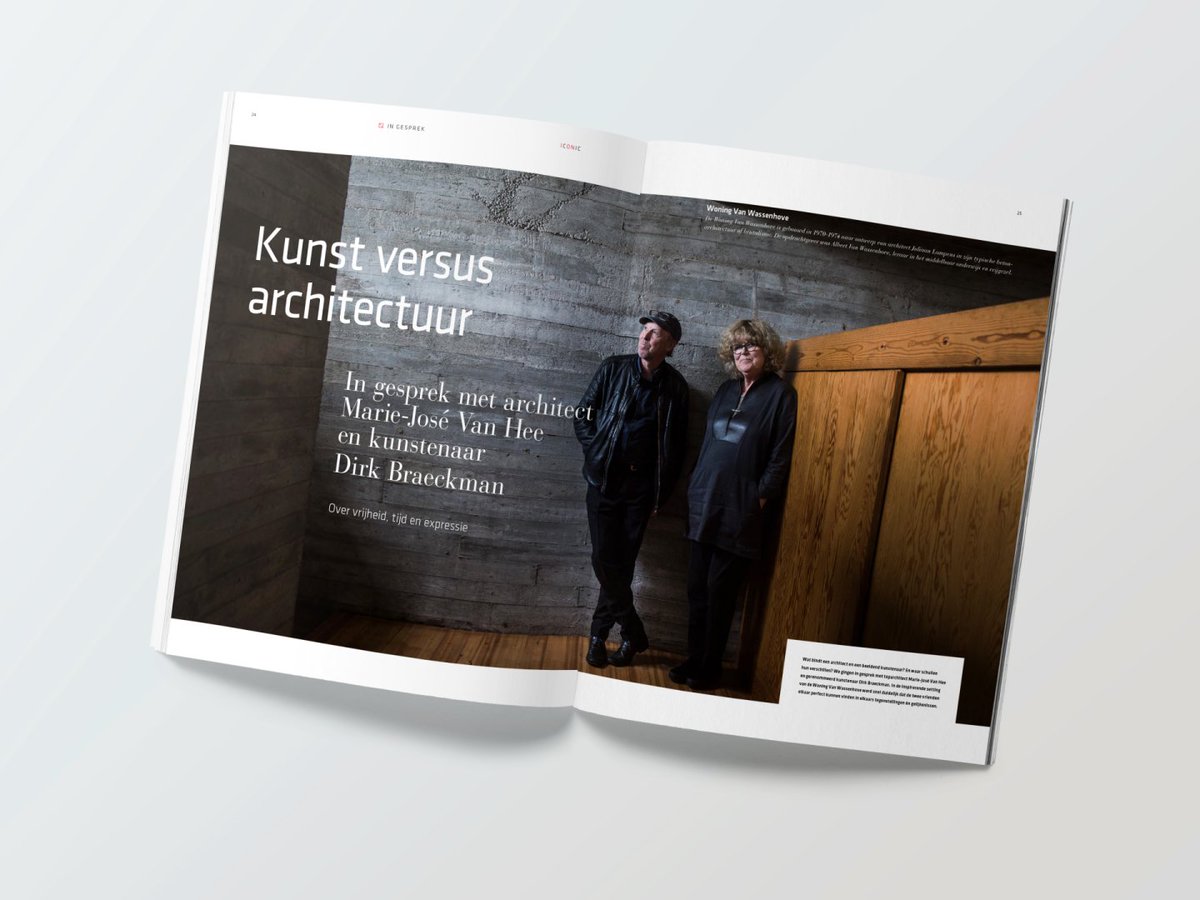 IONbvba's tweet photo. ICONIC! In ons allereerste ION-magazine lees je alles over de woontrends van de toekomst, onze nieuwe groene technologieën en we gingen in gesprek met Dirk Braeckman en Marie-José Van Hee. Binnenkort meer info! https://t.co/P5p4fObSeu