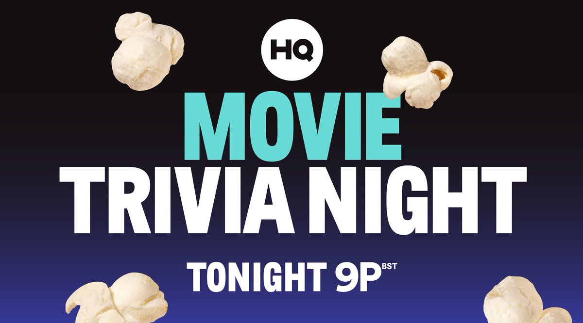 We have a Movie Trivia Night for you TONIGHT at 9p BST for a £1,000 prize! 

Want to play? Download HQ here: hqtrivia.com

Want an Extra Life? Retweet this tweet and reply with your username for a chance to get one ❤️