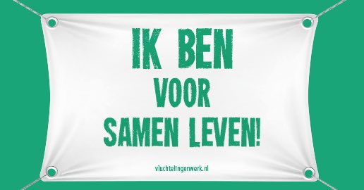 Laat zien dat jij voor een Nederland bent waar samenleven voorop staat👇

vluchtelingenwerk.nl/samenleven