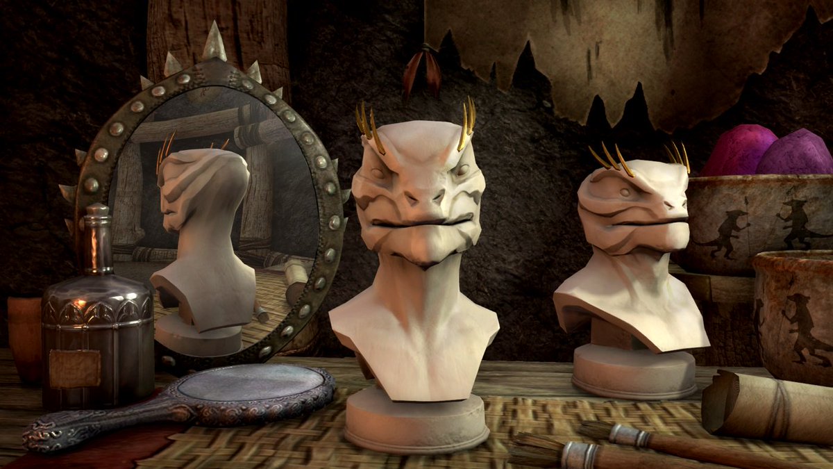 TESOnline's tweet photo. Check out what’s new in the #ESO Crown Store, starting today! 👑

Sabre Cat Ear-Fang (200 crowns)
Sabre Cat Ear Spike (200 crowns)
House of Reveries Mask Pack (700 crowns)
Larval Yaghra (1000 crowns)

Details: https://t.co/1ZRfYdz7rw https://t.co/yOFBWTo0BX