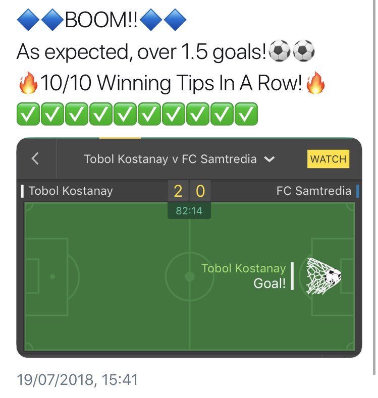 TigerTipster1's tweet photo. 10 winners in a row!!💰💰💰

✅✅✅✅✅✅✅✅✅✅

Don’t be missing out on this!!! https://t.co/0b2h58ze4j