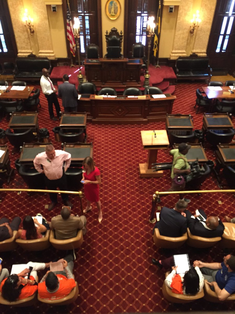 Public hearing for the short-term residential rentals tax and regulation bill about to begin at #Baltimore City Hall