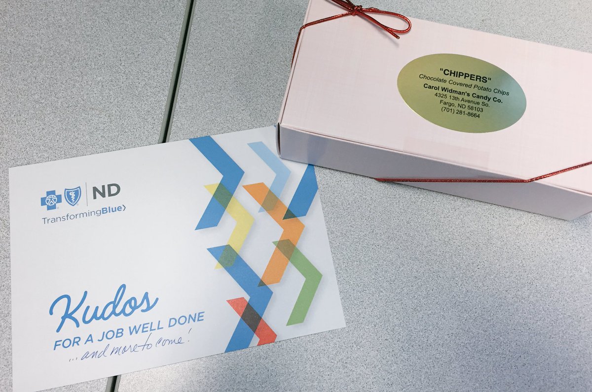 So happy to be part of an AWESOME team here!! <a href="/BlueCrossND/">BCBS of North Dakota</a> #thankyou #fargo #chippers