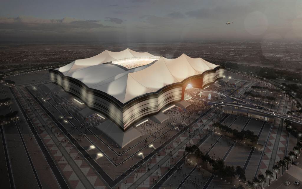 Pretty sure we have the record for the world’s largest tent. #AlBaytStadium @roadto2022 @aspirezone