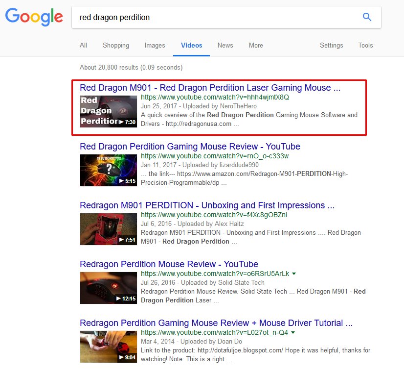 N3r0TheH3r0's tweet photo. Red Dragon Perdition video ranked super high on Google! I'm pretty dang proud of myself! #BloggingWorks #HeyGoogle #RedDragon https://t.co/efMnx4Xe16
