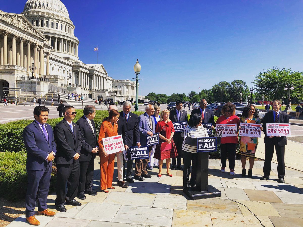 The Medicare for All Congressional Caucus is launched! #FoundingMember #MedicareForAll #M4ACaucus #HR676