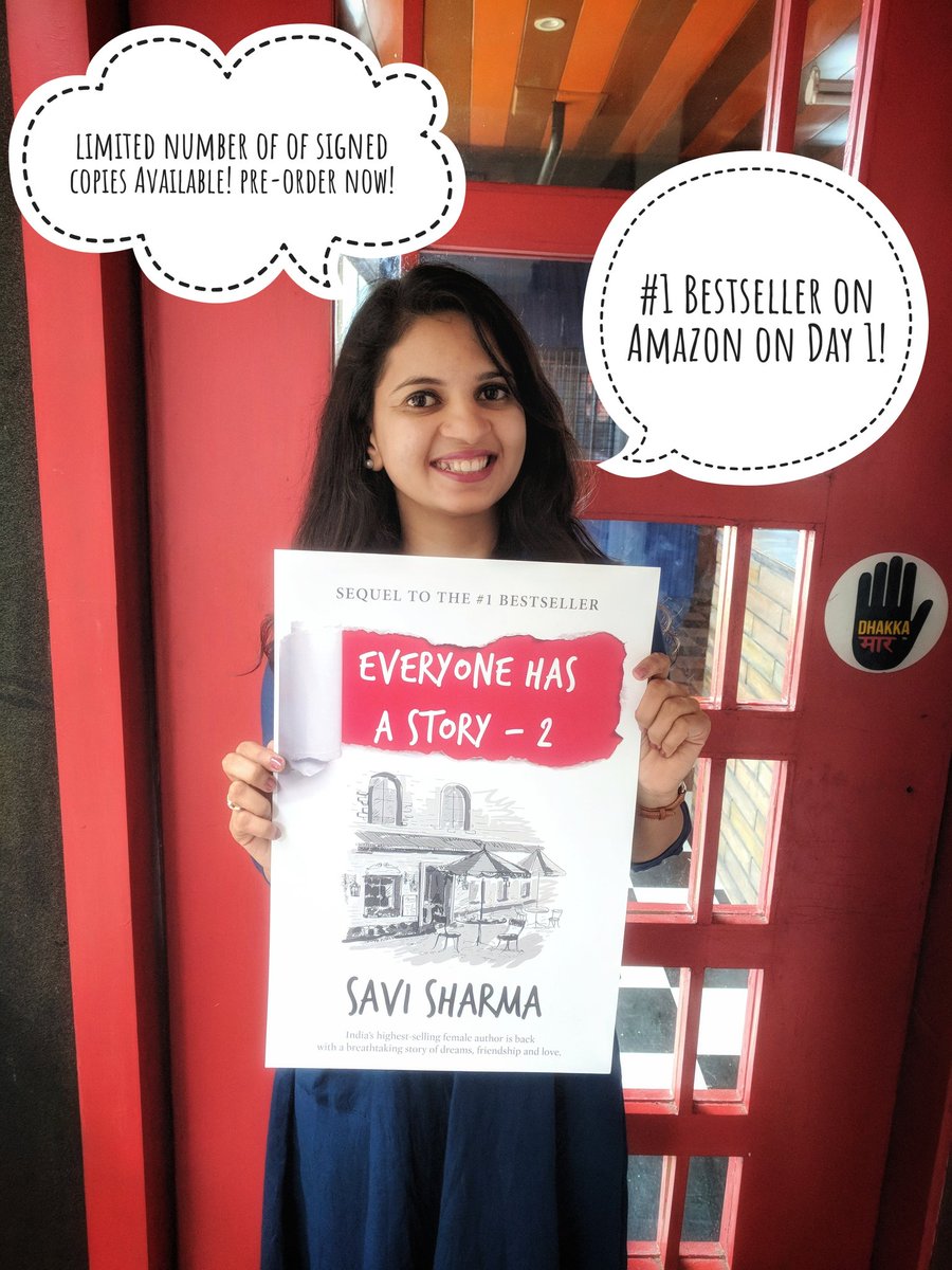 storytellersavi's tweet photo. Everyone Has A Story- 2 is already #1 Bestseller on Amazon! Only limited number of signed copies are available! If you haven't pre-ordered, do it now - https://t.co/65aMbOduFz https://t.co/5YLWnP0kwS