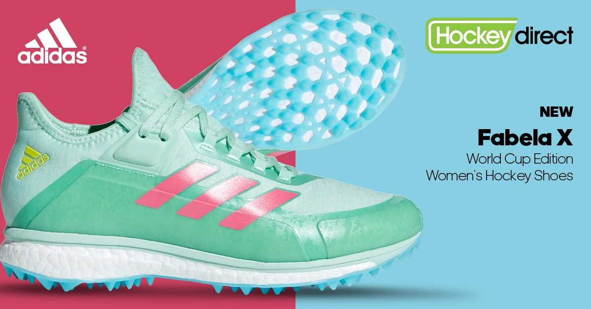 proporcionar ligado Solicitante Hockey Direct en Twitter: "adidas Fabela X World Cup Hockey Shoes has a  unique World Cup special edition colourway. Built with boost™ for  energy-returning cushioning, the shoes have a lightweight textile upper