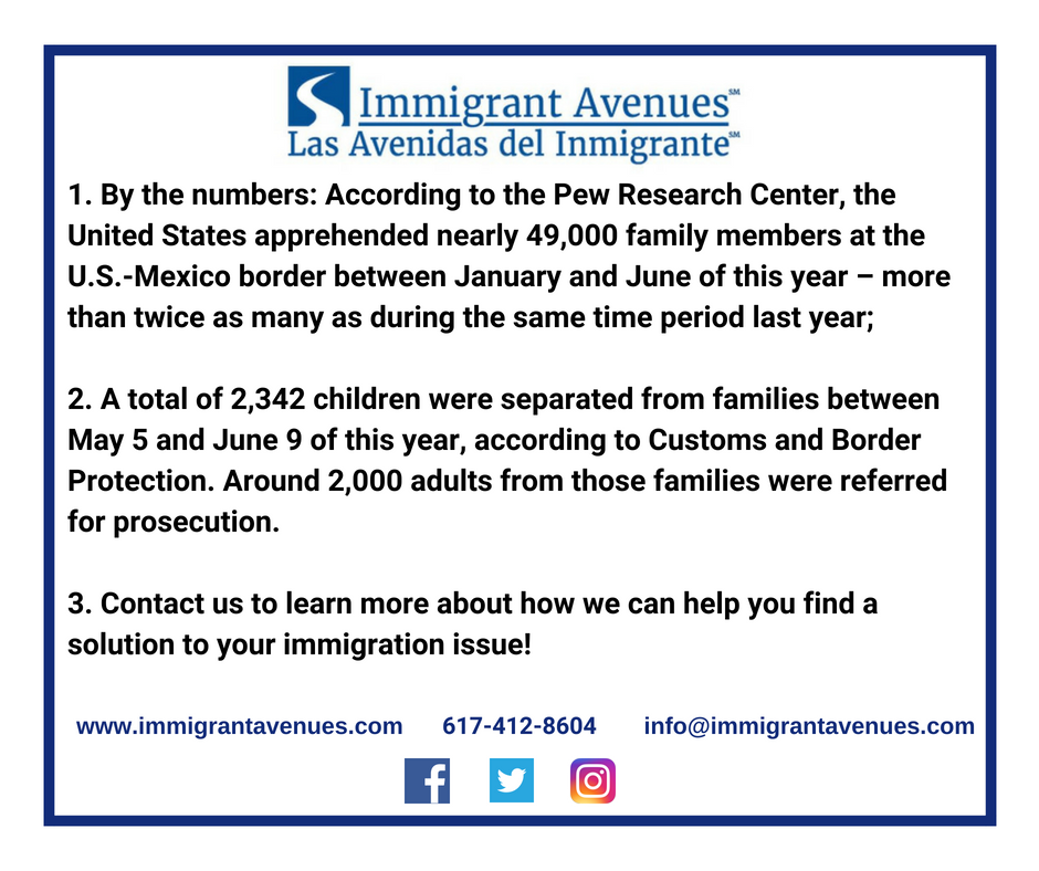 ImmigrantAves's tweet photo. Happy Thursday! Here's a glimpse of the recent border crisis by the numbers, courtesy of @pewresearch, to help you be ready for the day.

#bordercrisis #Immigration #FamilySeparations https://t.co/JiFXrHDSec