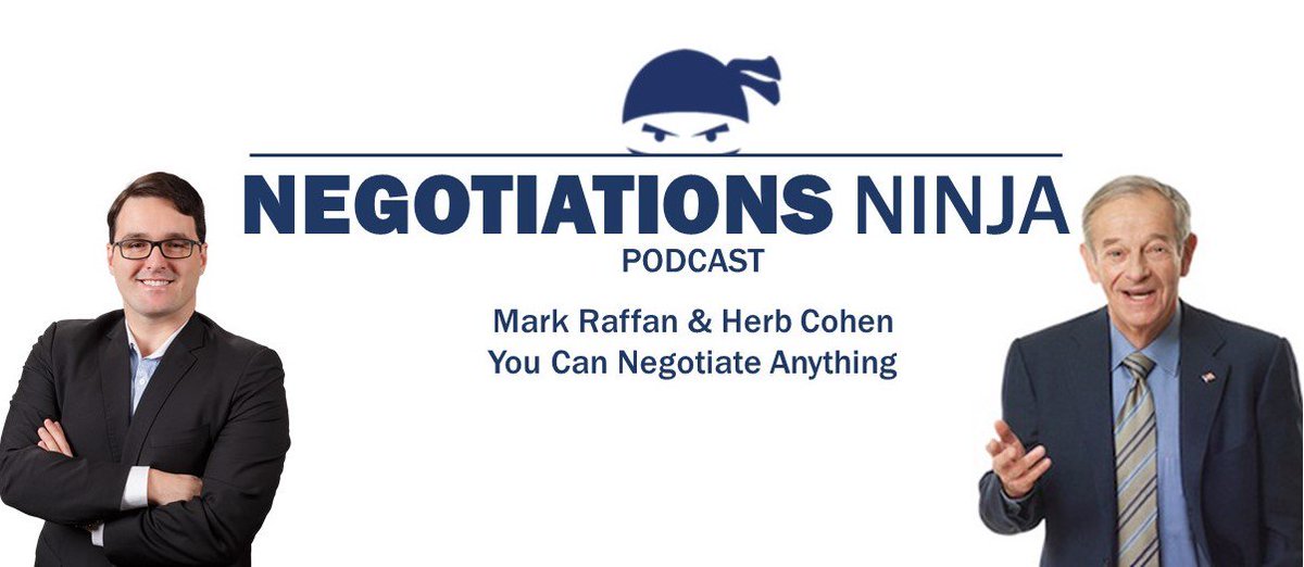 NegotiationPod's tweet photo. It's Throwback Thursday!

And today we throwback to the episode with Herb Cohen.

At 80 plus years old, he remains the master. 

What are your thoughts on Herb Cohen's story? (Check out the first comment for the episode).

Shoot me your comments!

#negotiation #herbcohen #sales https://t.co/1sm0M4EsgW