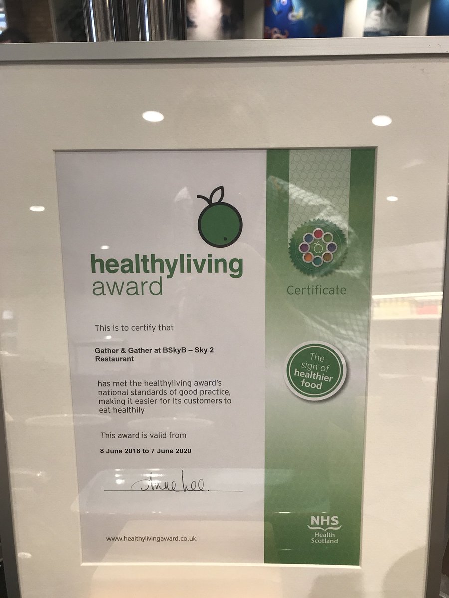 Our award has arrived, proud to be an owner of this. Helping our customers make informed and healthy choices <a href="/Gatherandgather/">Gather & Gather</a> Livingston <a href="/workforsky/">LifeAtSky</a> <a href="/foodatsky/">Tristian Harmsworth</a>