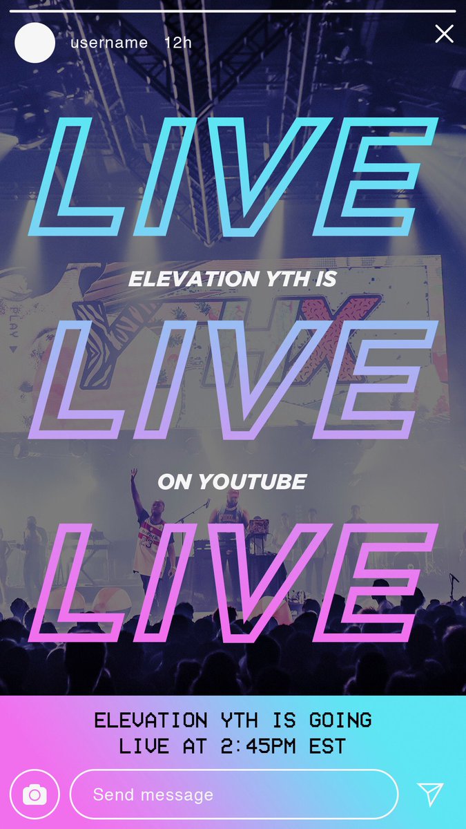 ElevationYTH's tweet photo. Tune in today!!! #YTHX18 #elevationYTH https://t.co/22ecQ2EtCV
